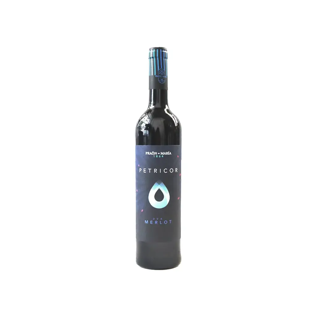 Vino tinto Merlot 750 ml Petricor Praön de Maria 