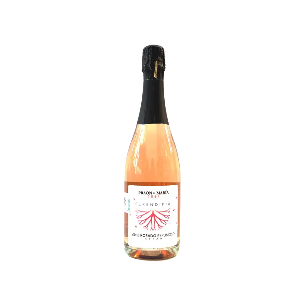 Vino rosado espumoso Syrah 750 ml Serendipia Praön de Maria