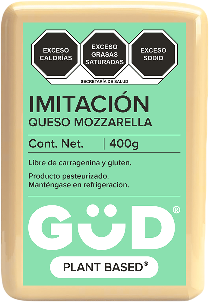 Imitación de queso mozzarella 400 g Gud 