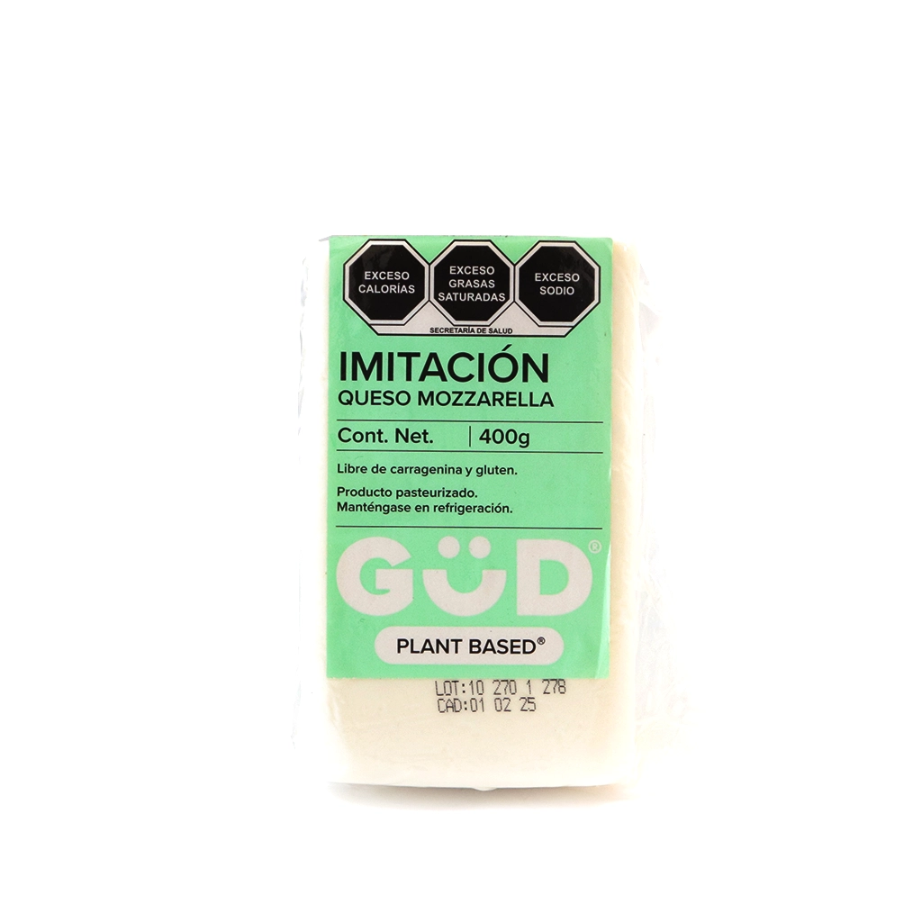Imitación de queso mozzarella 400 g Gud 