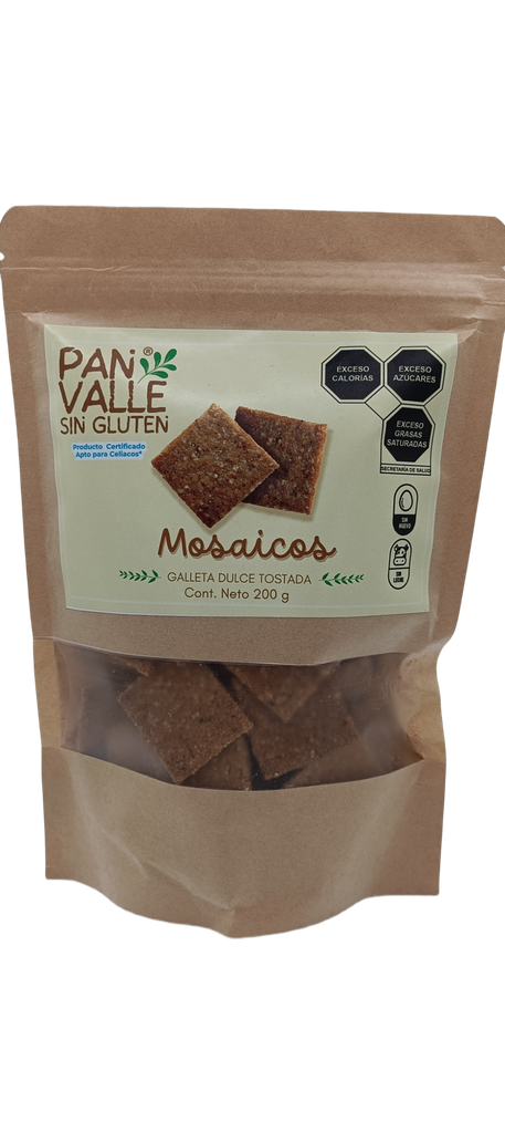 Galletas mosaico sin gluten 200 g Pan Valle