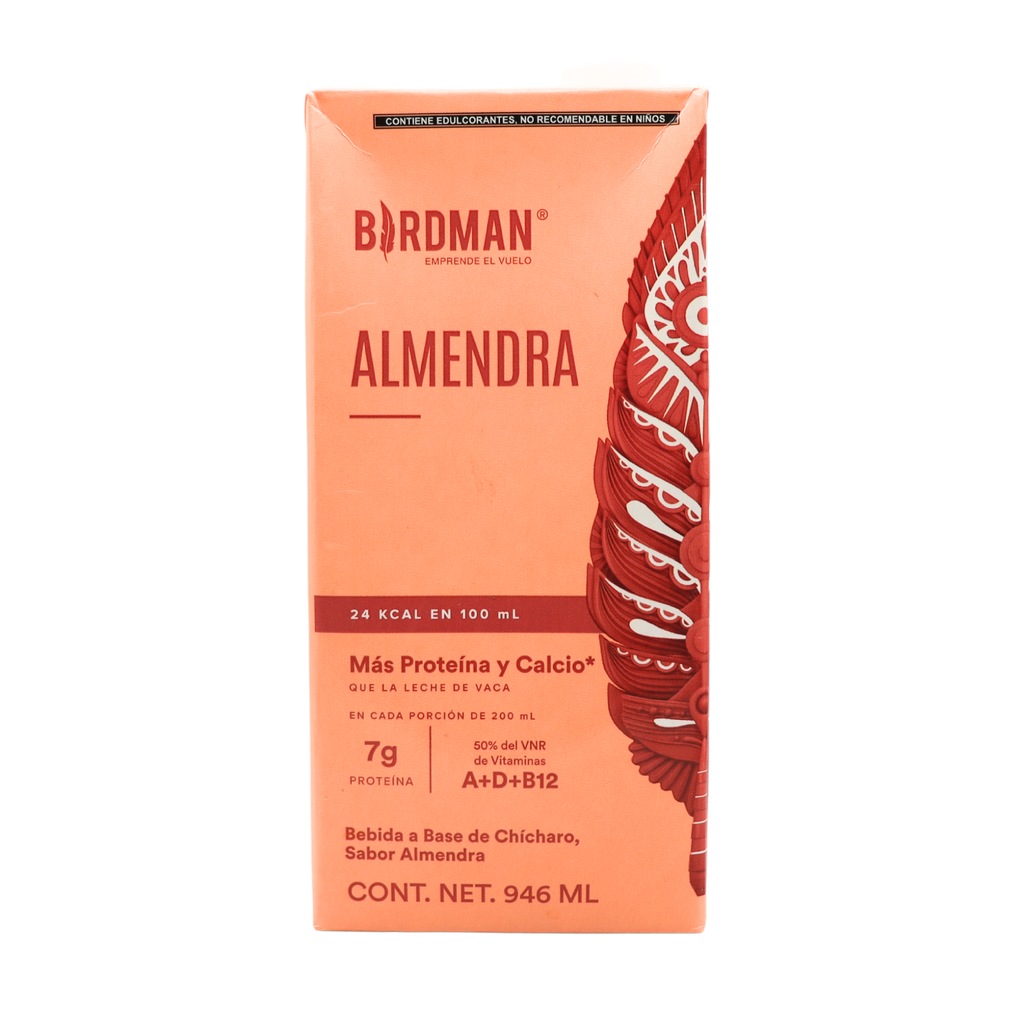 Bebida de chícharo almendra 946 ml Falcon Birdman
