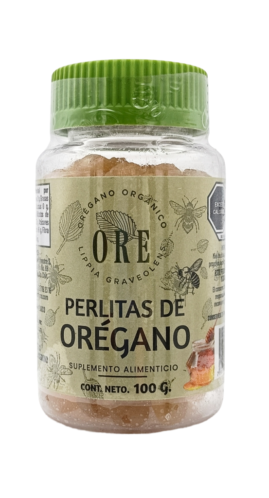 Perlitas de orégano y miel 100 g Ore