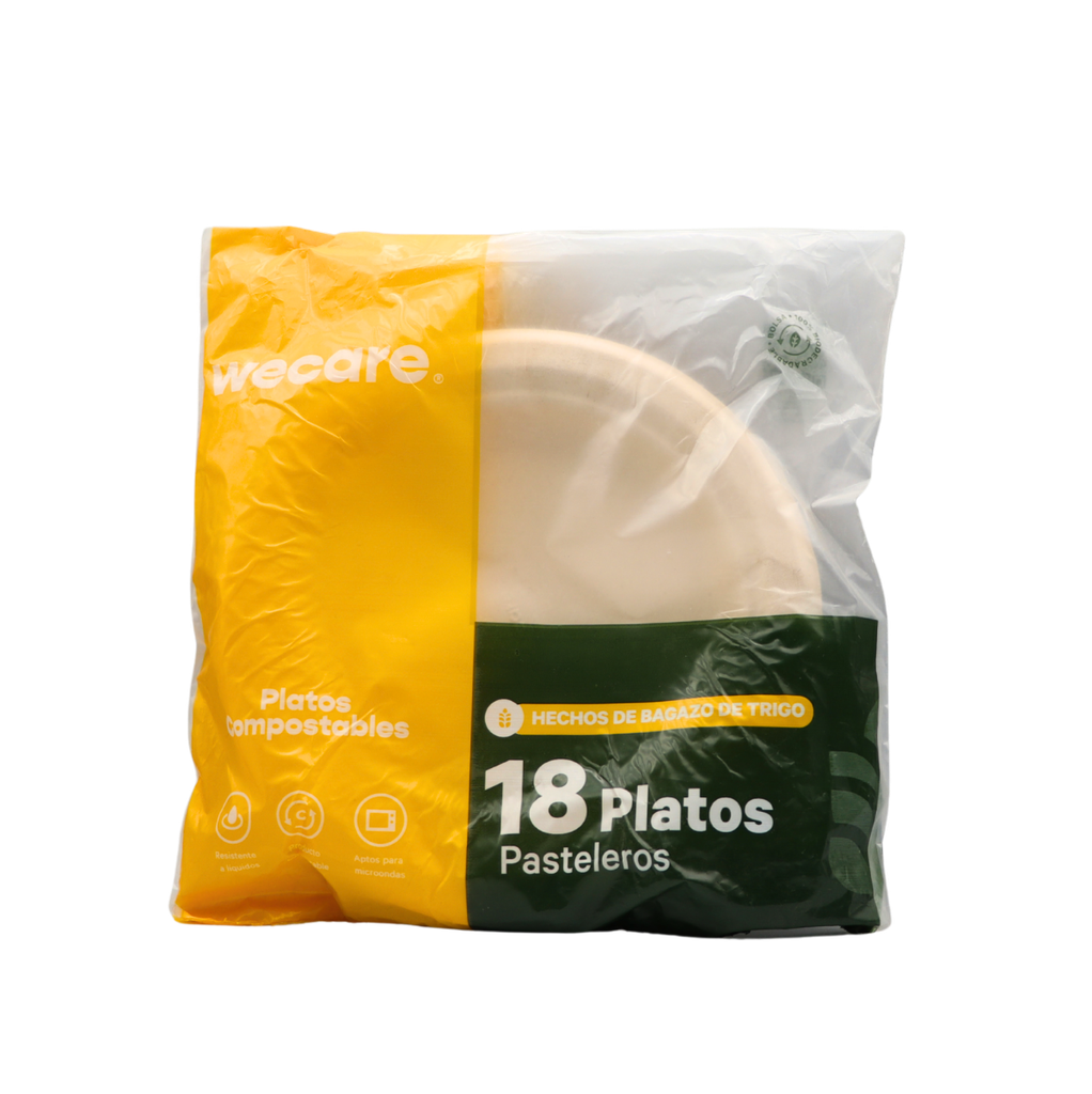 [7503015721111] Plato pastelero 18 piezas Wecare