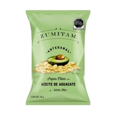 Papas con Aceite de Aguacate 40 g Zumitam