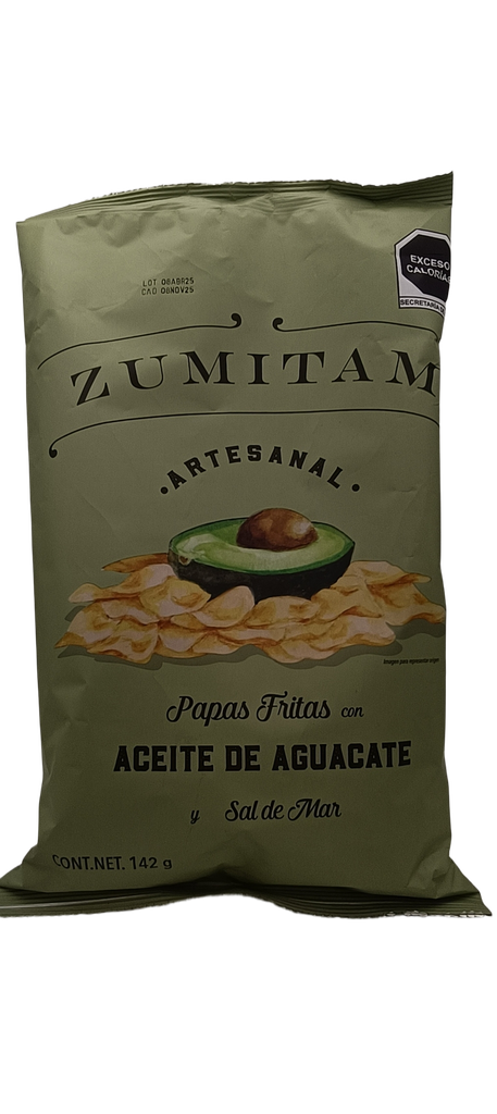 Papas con aceite de aguacate 142 g Zumitam