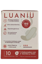 Toallas femeninas bio regulares 10 piezas Luaniu