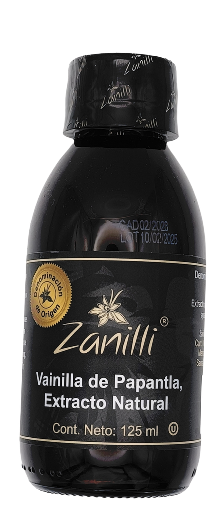 Extracto natural de vainilla 125 ml Zanilli