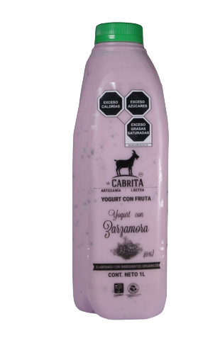 Yogurt de cabra zarzamora 1 L La Cabrita
