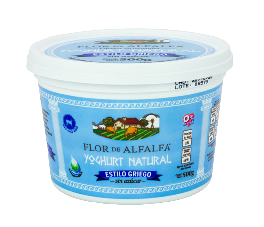 Yogurt Griego 500 g Flor de alfalfa