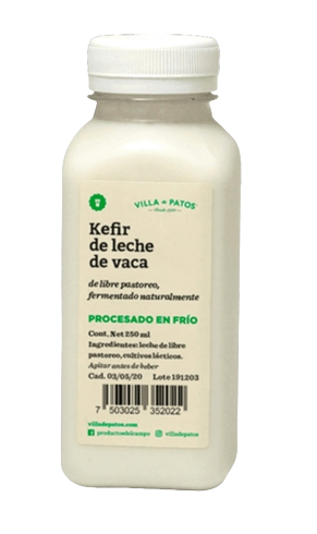 Kéfir de vaca 250 ml Villa de Patos