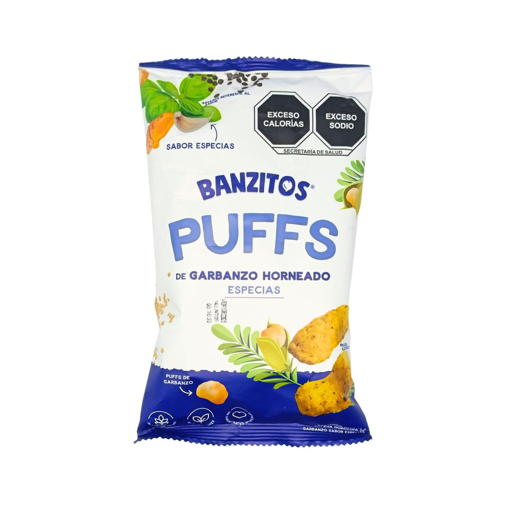 Puffs de Garbanzo Hierbas Italianas 35 g Banzitos