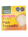 Pan tostado sin gluten 220 g Real Natural