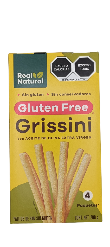 Palitos de pan sin gluten 200 g Real Natural