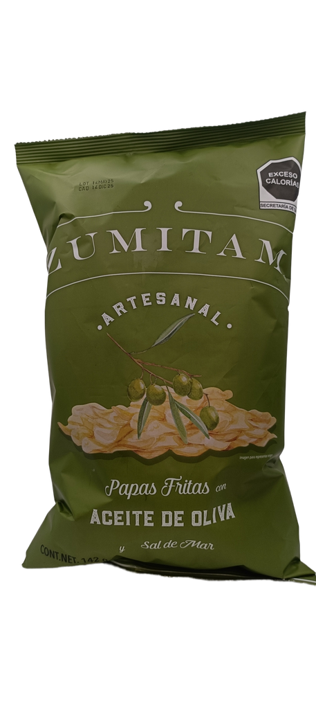 [7500463399275] Papas con aceite de oliva 142 g Zumitam