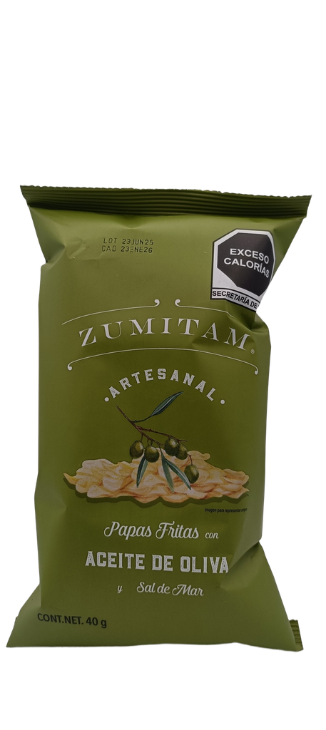Papas con aceite de oliva 40 g Zumitam