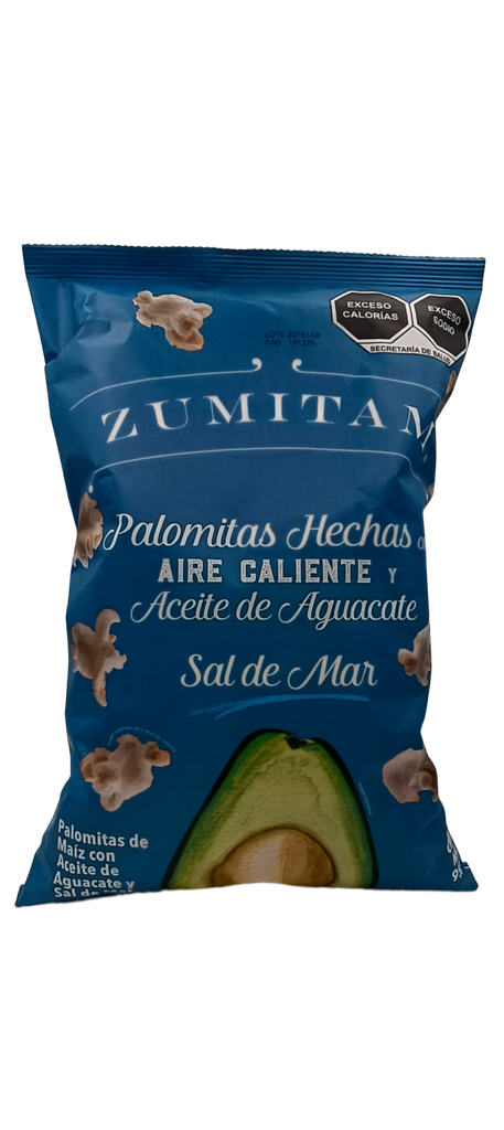 Palomitas de maíz con sal de mar 95 g Zumitam