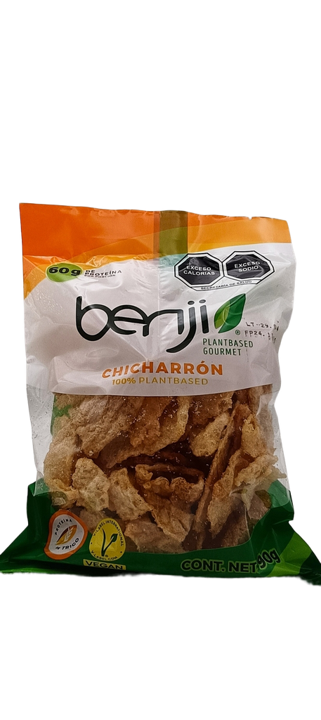[7503034992011] Chicharrón vegano de trigo 90 g Benji