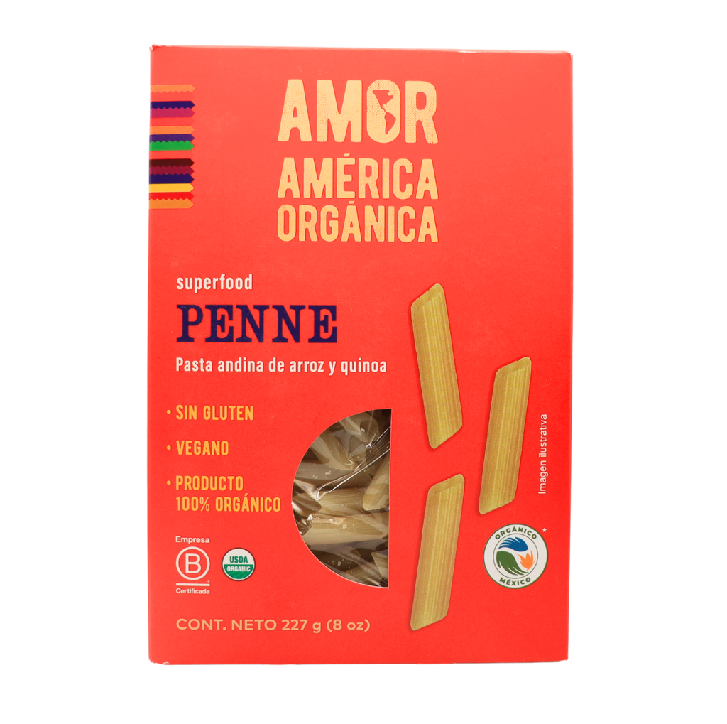 Pasta penne 227 g América Orgánica