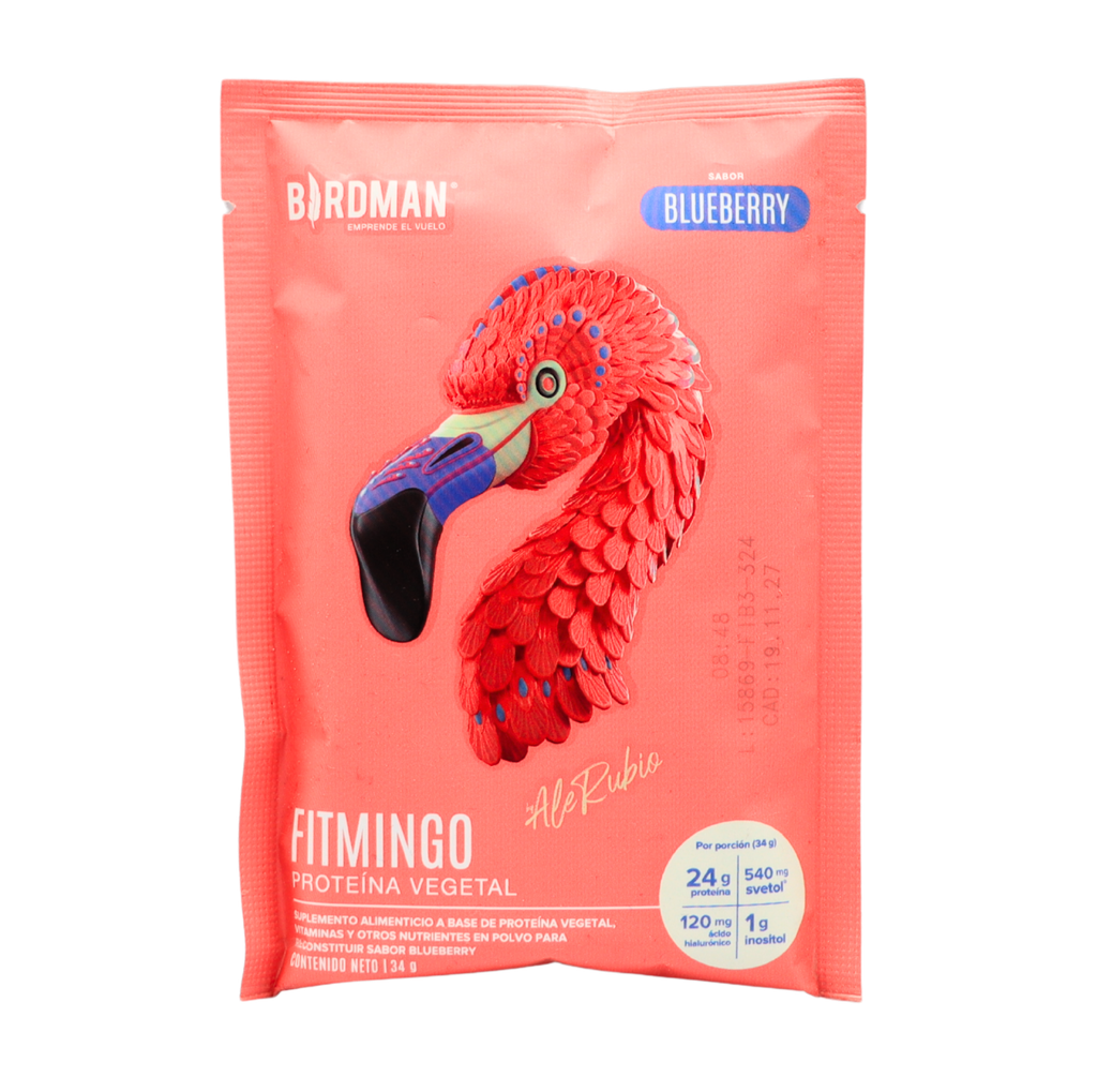 Proteina vegetal moka sobre 34 g Fitmingo Birdman