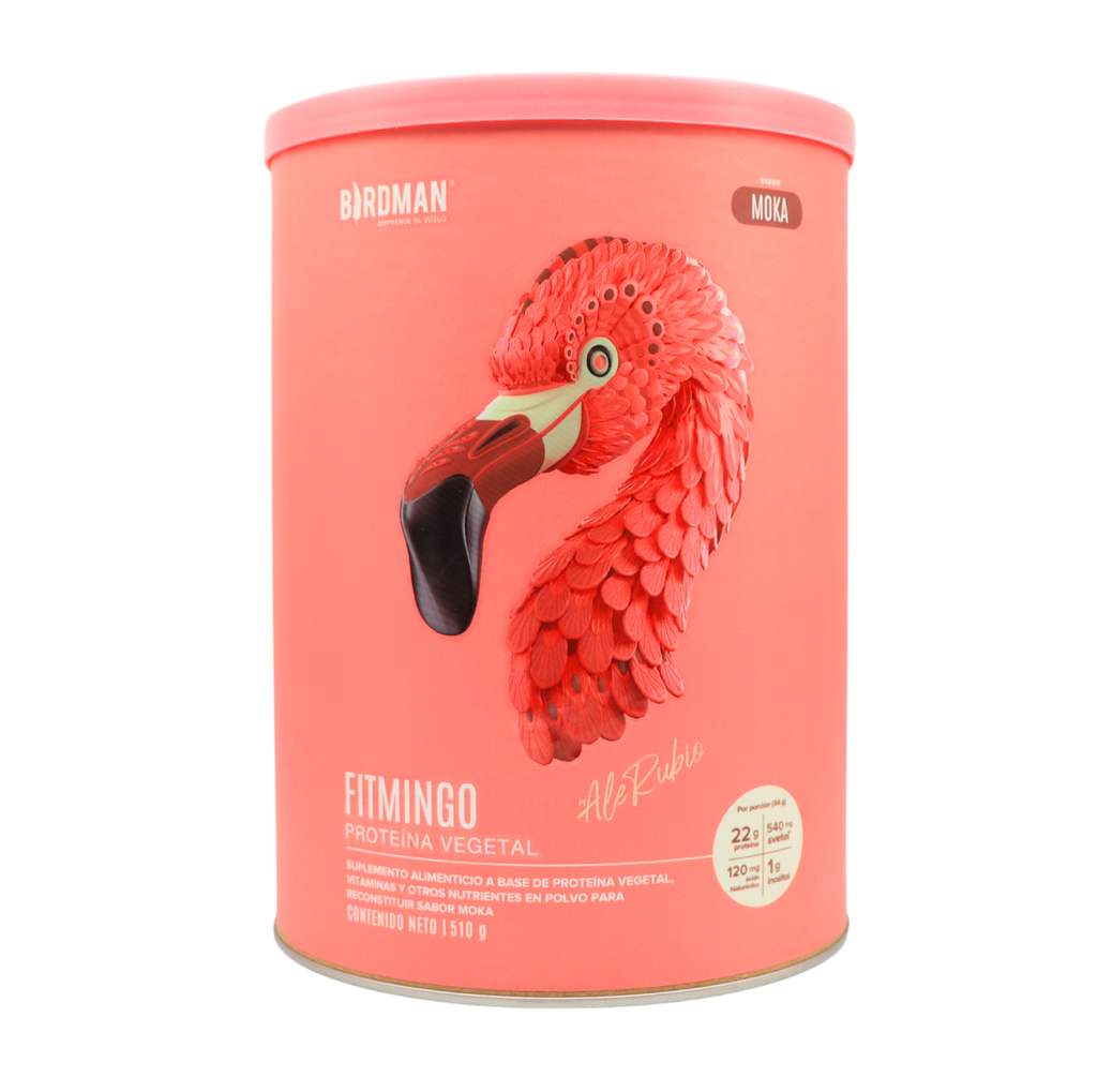 Proteína vegetal moka 480 g Fitmingo Birdman