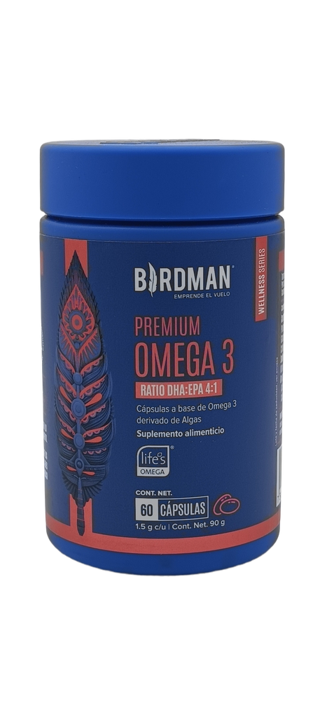 Omega 3 premium 60 cáps. Birdman