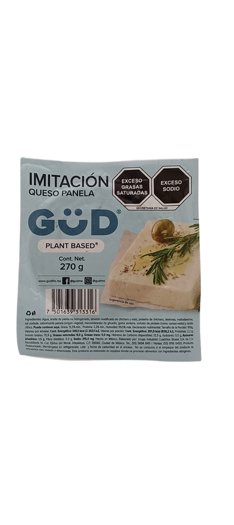Imitación de queso panela 270 g Gud