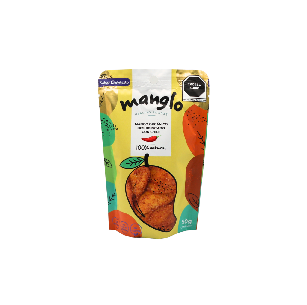 Mango deshidratado con chile 50 g Manglo