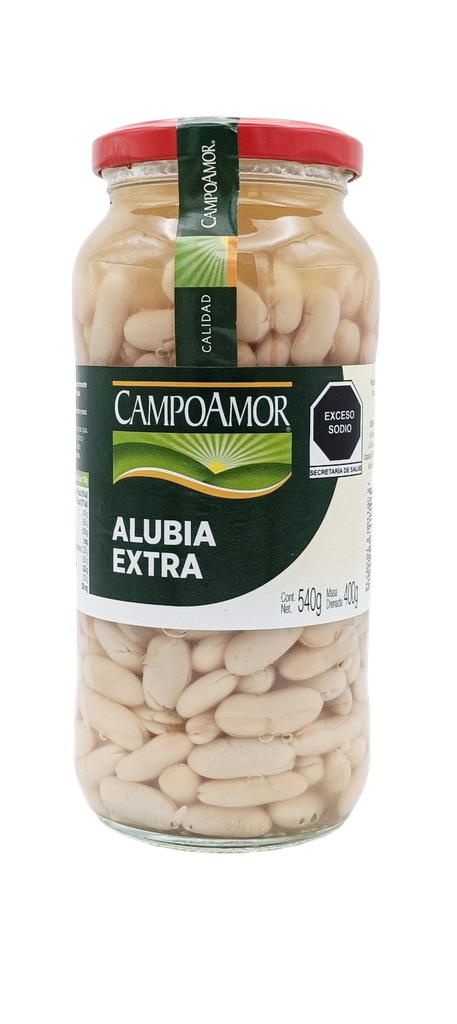 Alubia extra frasco 540 g Campo Amor