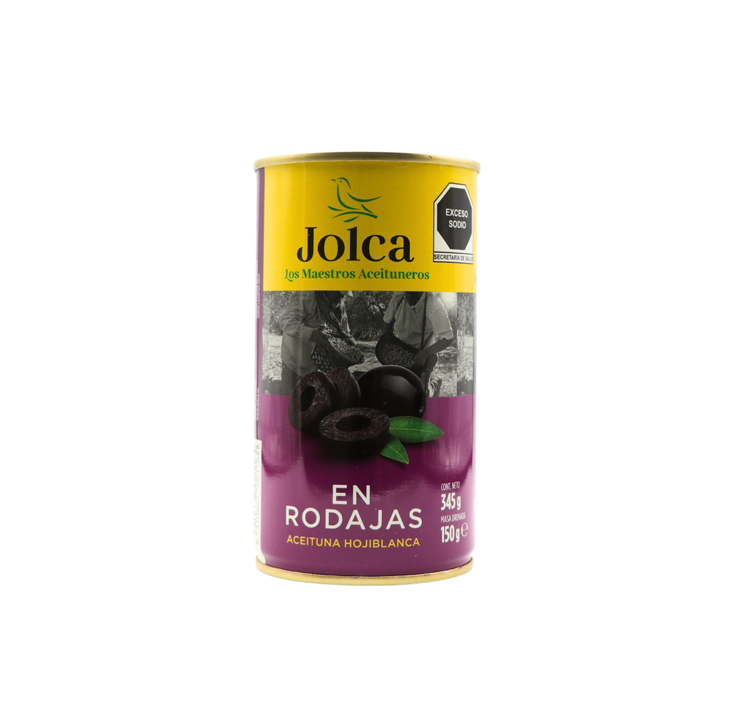 Aceituna negra en rodajas lata 345 g Jolca