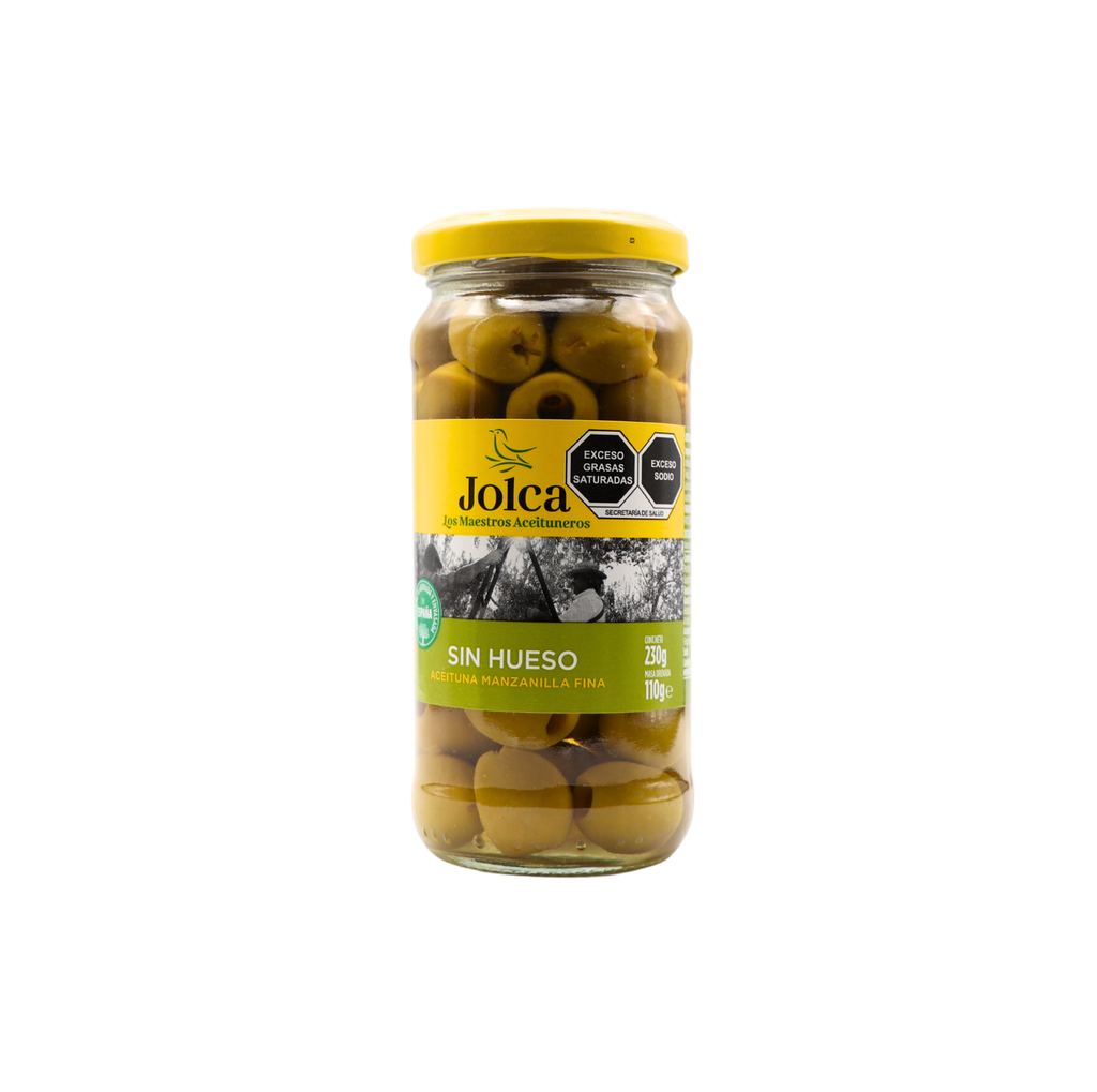 Aceituna manzanilla deshuesada tarro 230 g Jolca