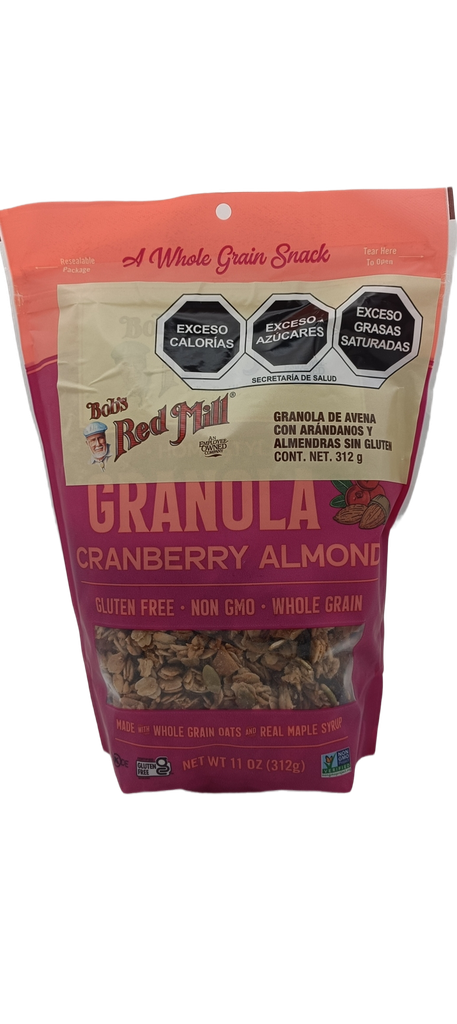 Granola con arándano y almendra 312 g Bob's Red Mill
