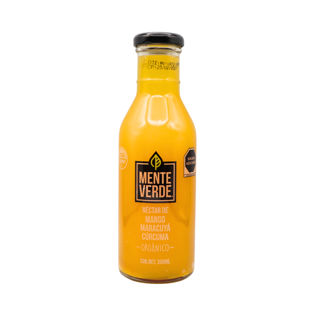 Néctar mango maracuyá cúrcuma 350 ml Mente verde