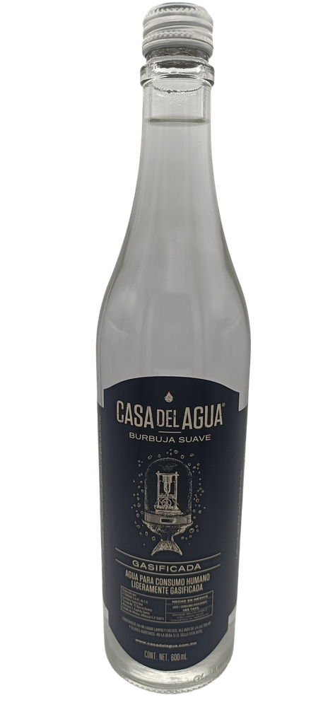 Agua gasificada suave 600 ml Casa Del Agua