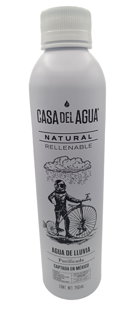 Agua natural en aluminio 750 ml Casa del Agua