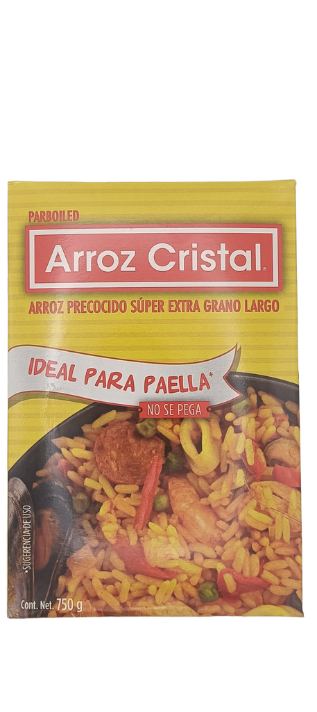 Arroz largo precocido 750 g Cristal