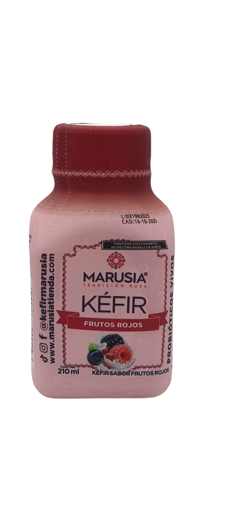 Kefir de vaca frutos rojos 210 ml Marusia