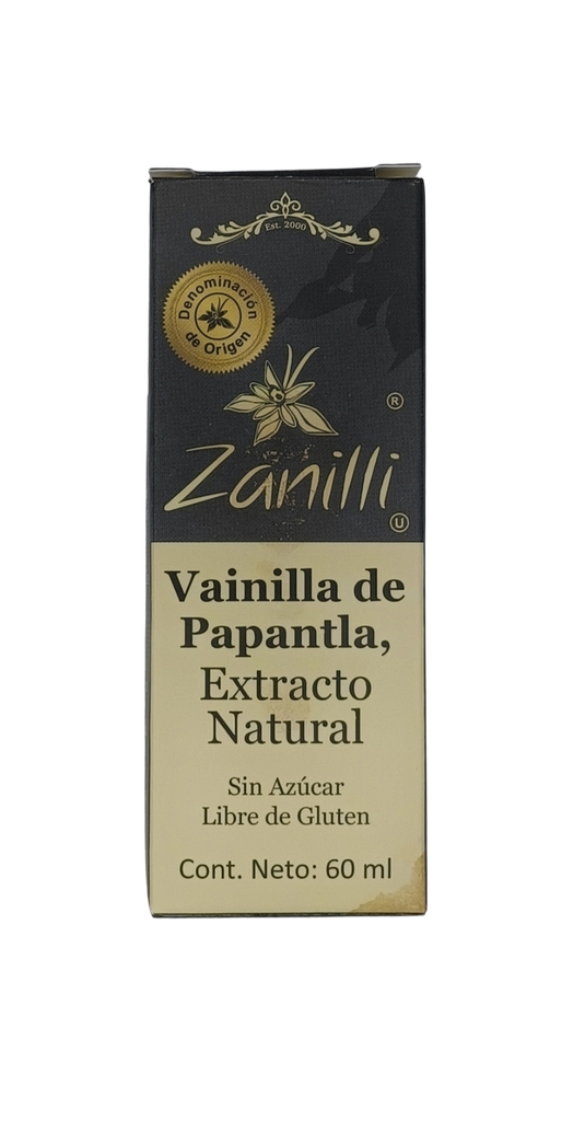 Extracto natural de vainilla 60 ml Zanilli