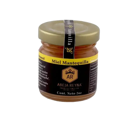 [7502281600342] Miel mantequilla 2 oz Abeja Reyna