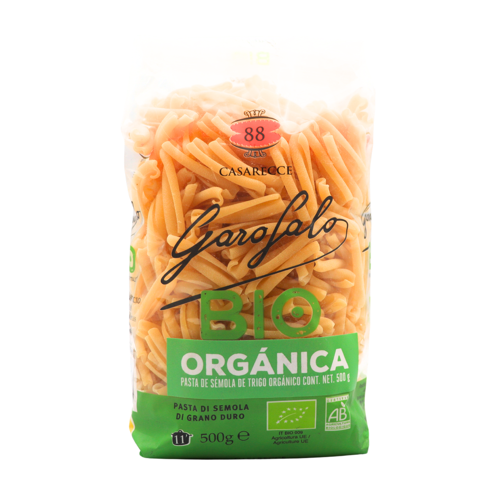 Pasta de trigo casarecce orgánico 500 g Garofalo