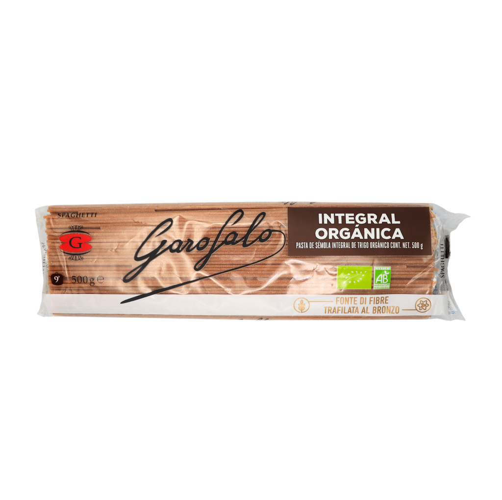 Pasta de trigo integral spaghetti orgánico 500 g Garofalo