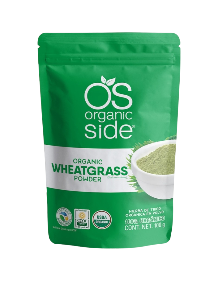 Wheatgrass en polvo orgánico 100 g Organic Side