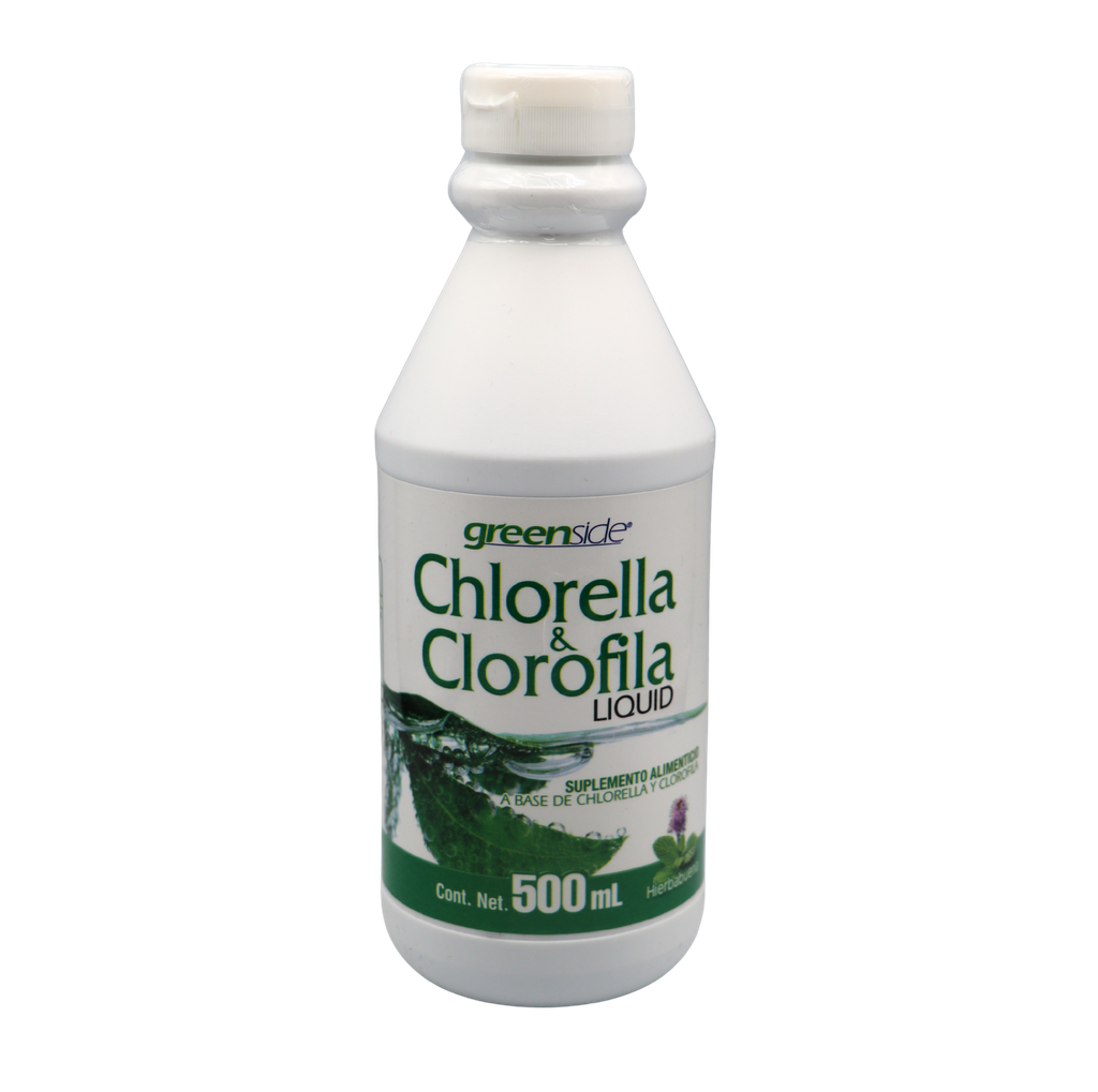 Chlorella y clorofila 500 ml Greenside