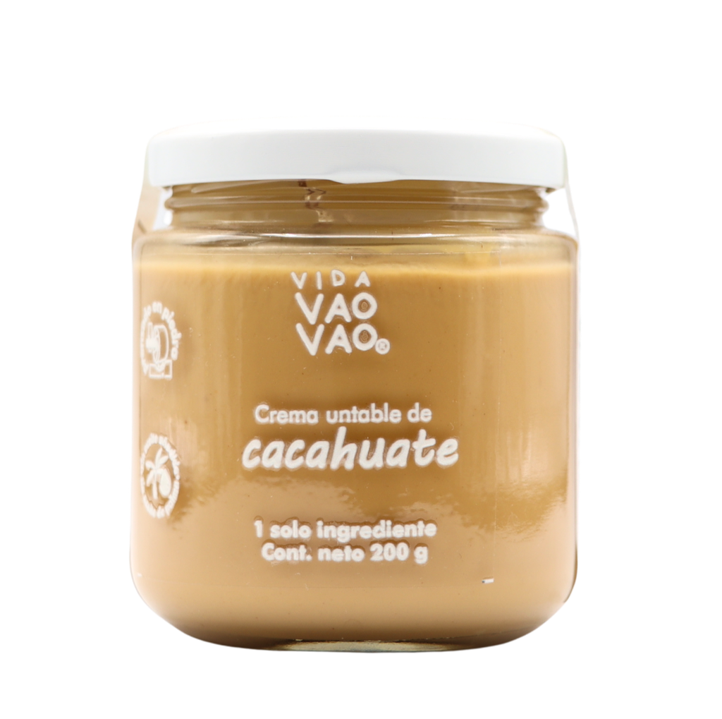 Crema de cacahuate 200 g Vida Vao Vao