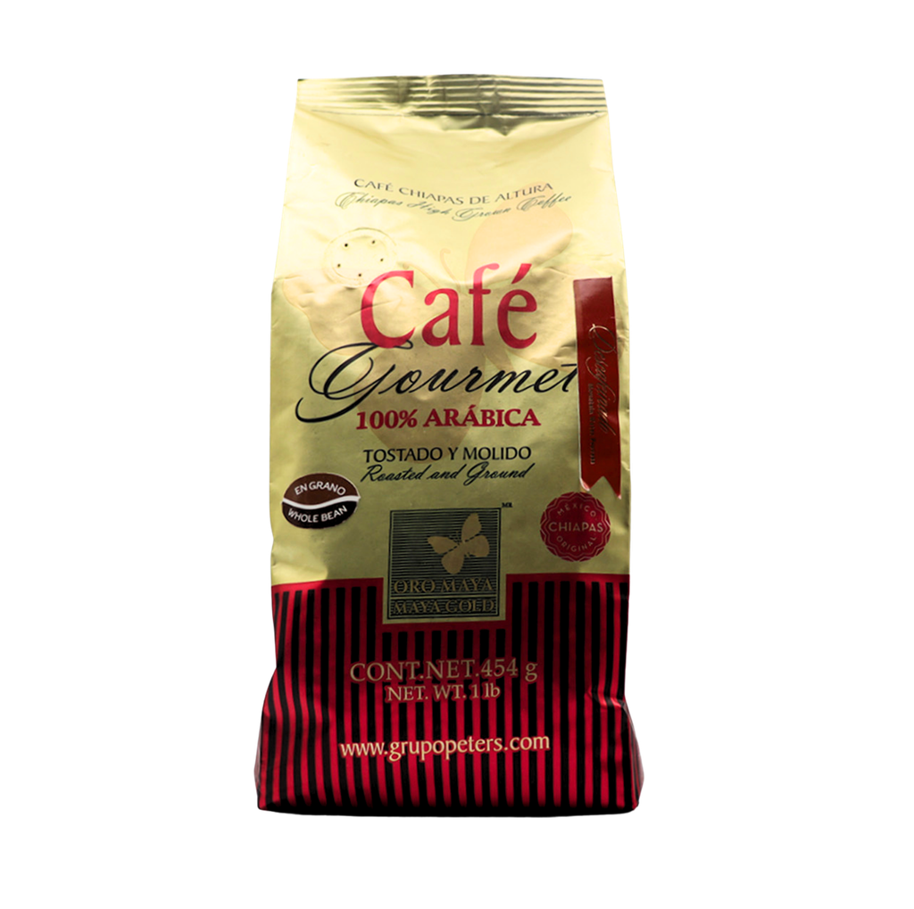 [612603001010] Café descafeinado en grano 454 g Oro Maya