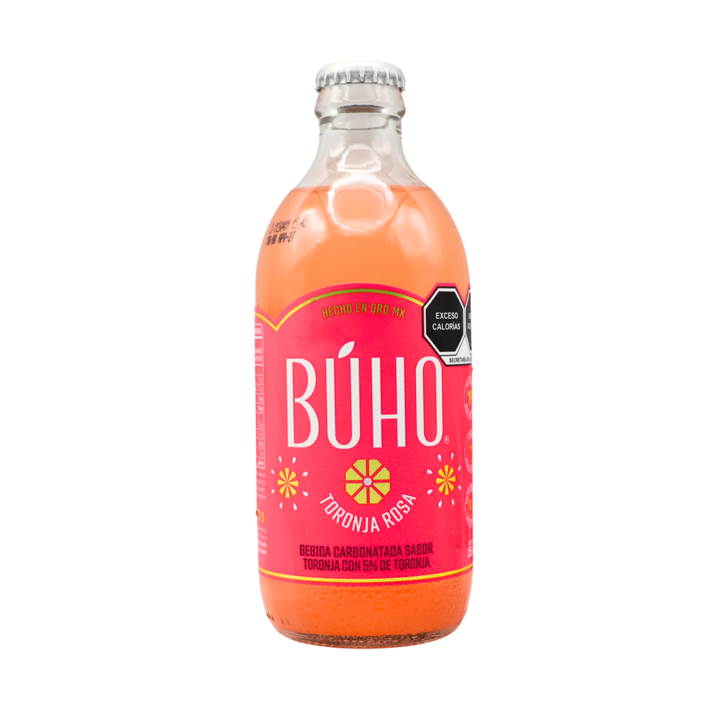 Soda de toronja rosa 355 ml Búho