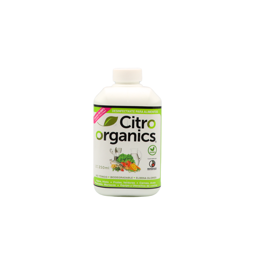Desinfectante frutas y verduras garrafa 250 ml Citro Organics