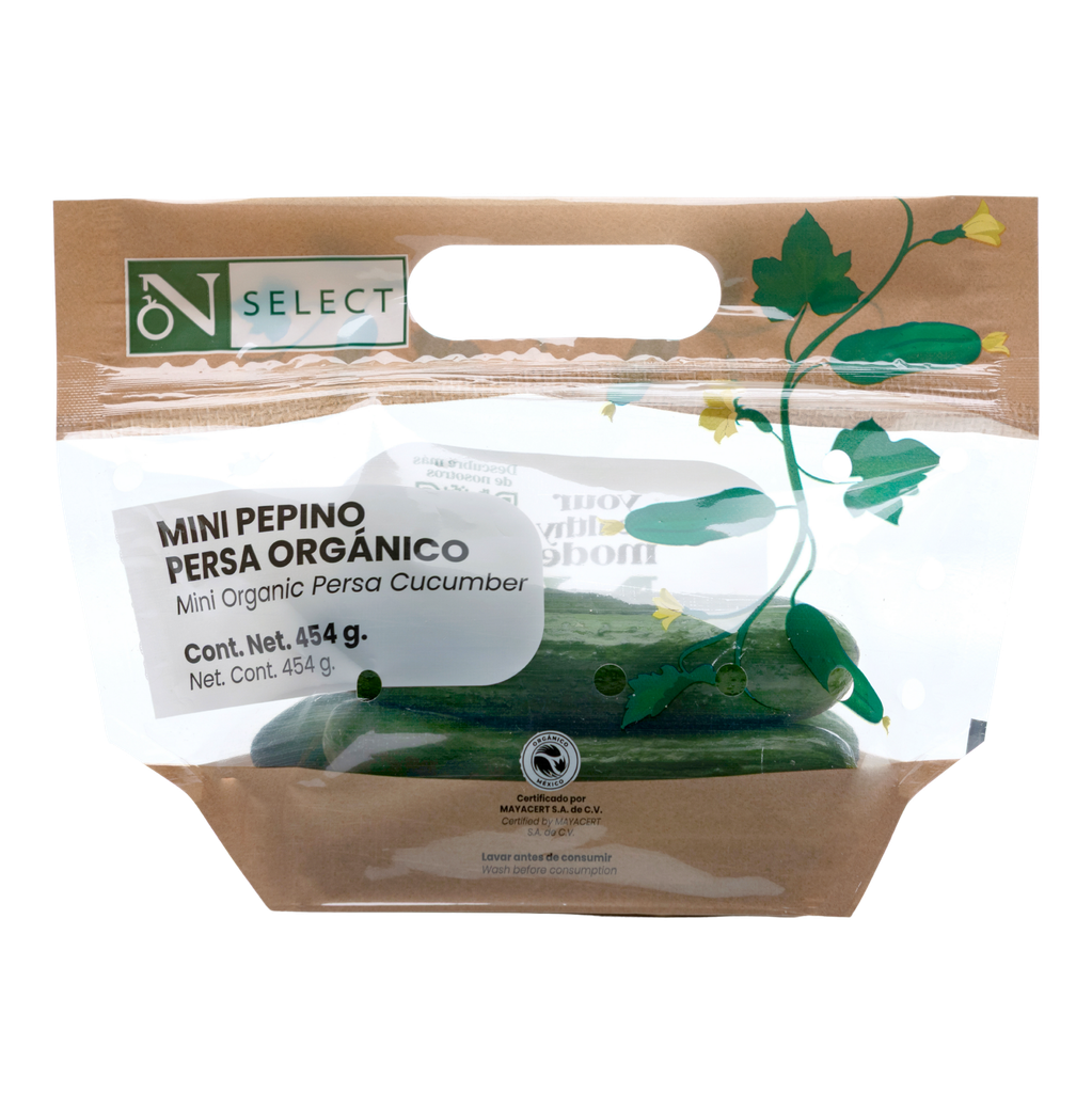[7500465422162] Mini pepino persa orgánico 454 g On Select