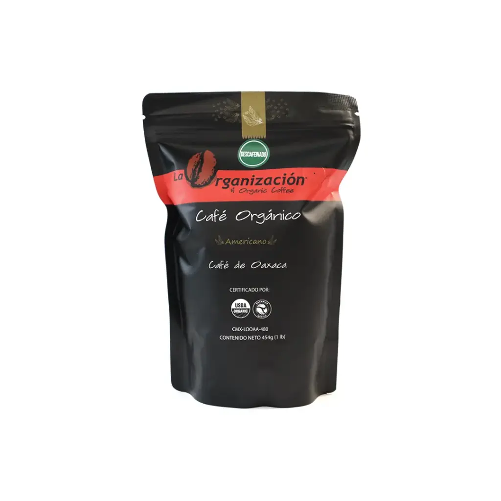 Café descafeinado en grano 250 g La Organización