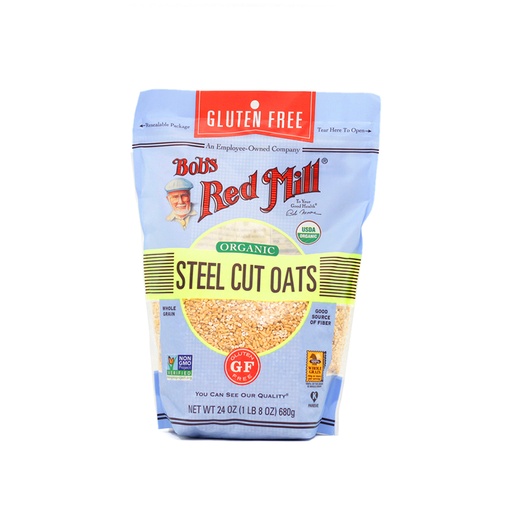 [039978013859] Avena corte afilado sin gluten orgánica 680 g Bob's Red Mill